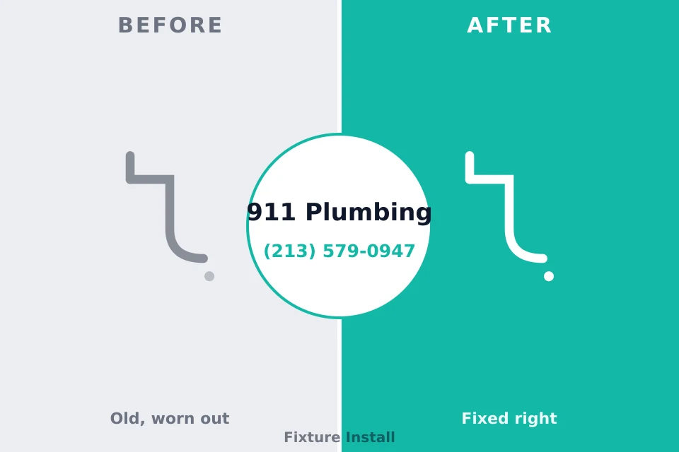Before and after: plumbing company Dawson, GA